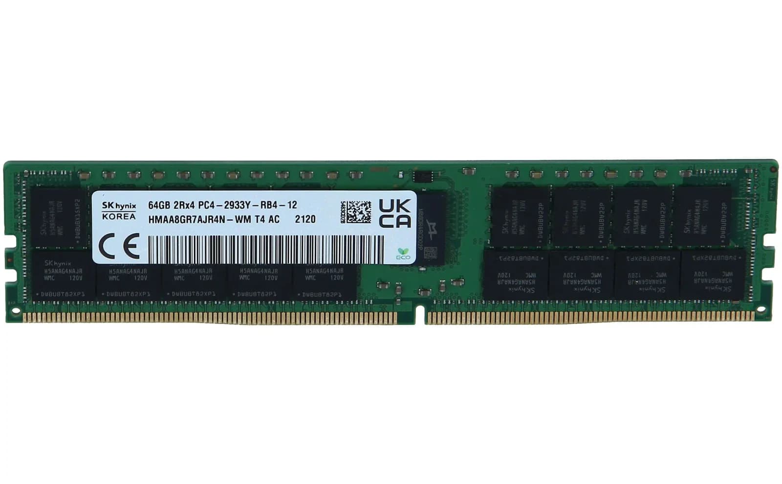 SK Hynix 64GB (1*64GB) 4RX4 PC4-23400Y-L DDR4-2933MHZ LRDIMM (HMAA8GL7CPR4N-WM)