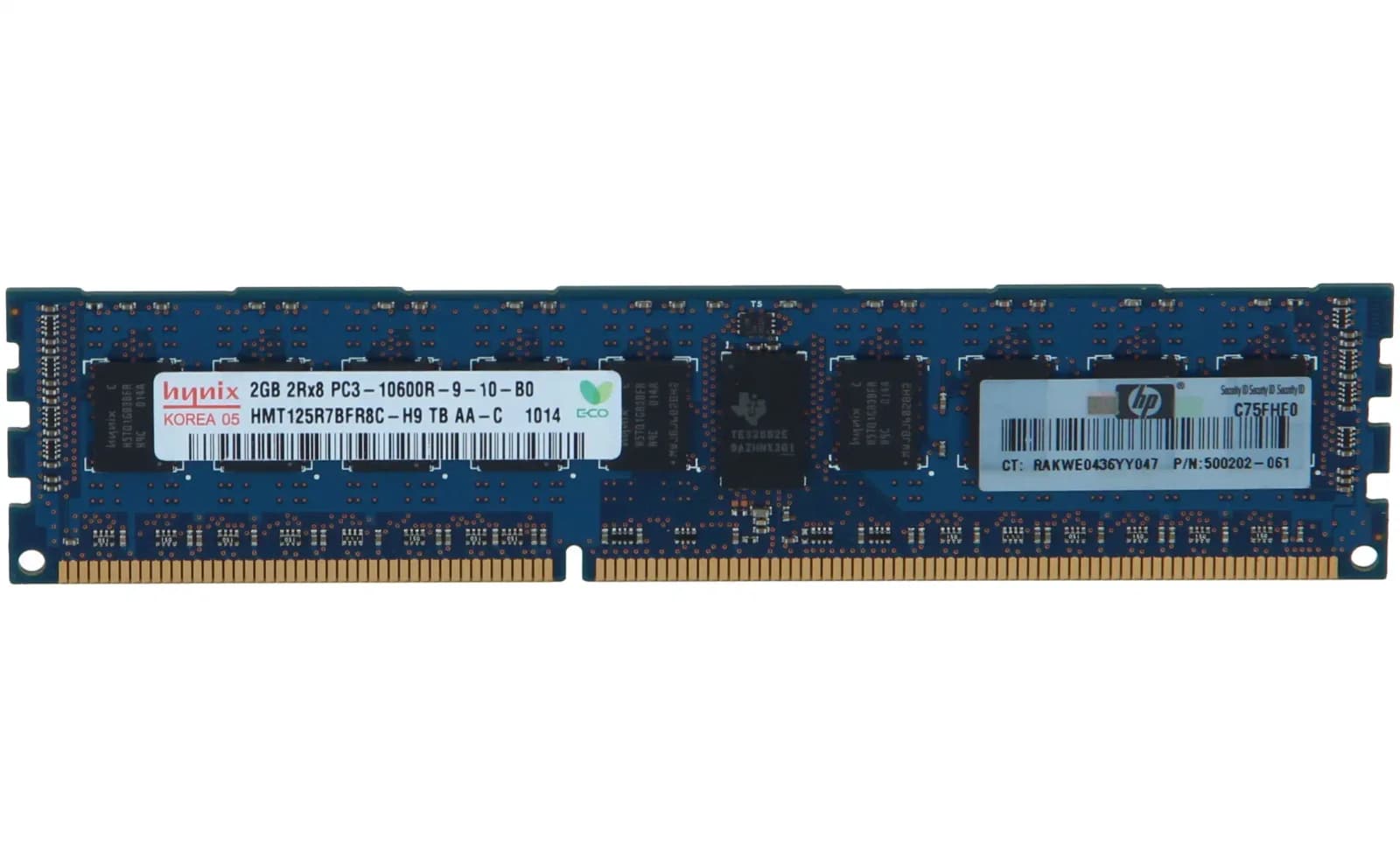 SK Hynix 2GB 2Rx8 PC3-10600E DDR3-1333MHz (HMT125U7TFR8C-H9)