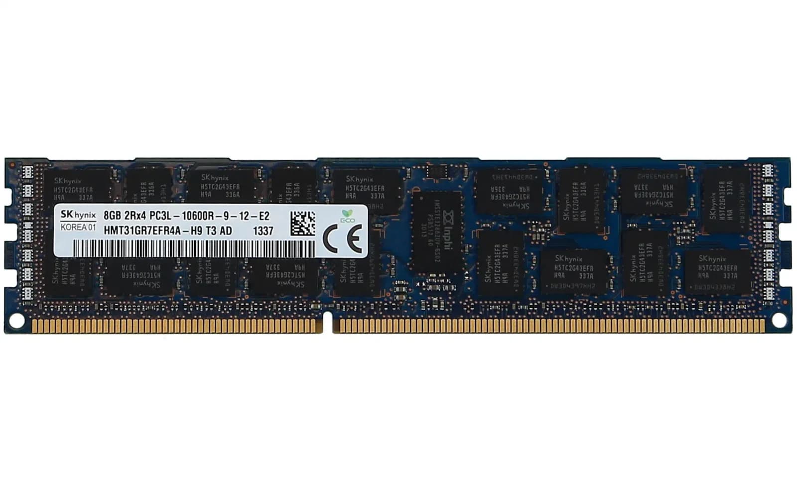 DELL 8GB 2Rx4 PC3L-10600R (HMT31GR7EFR4A-H9)