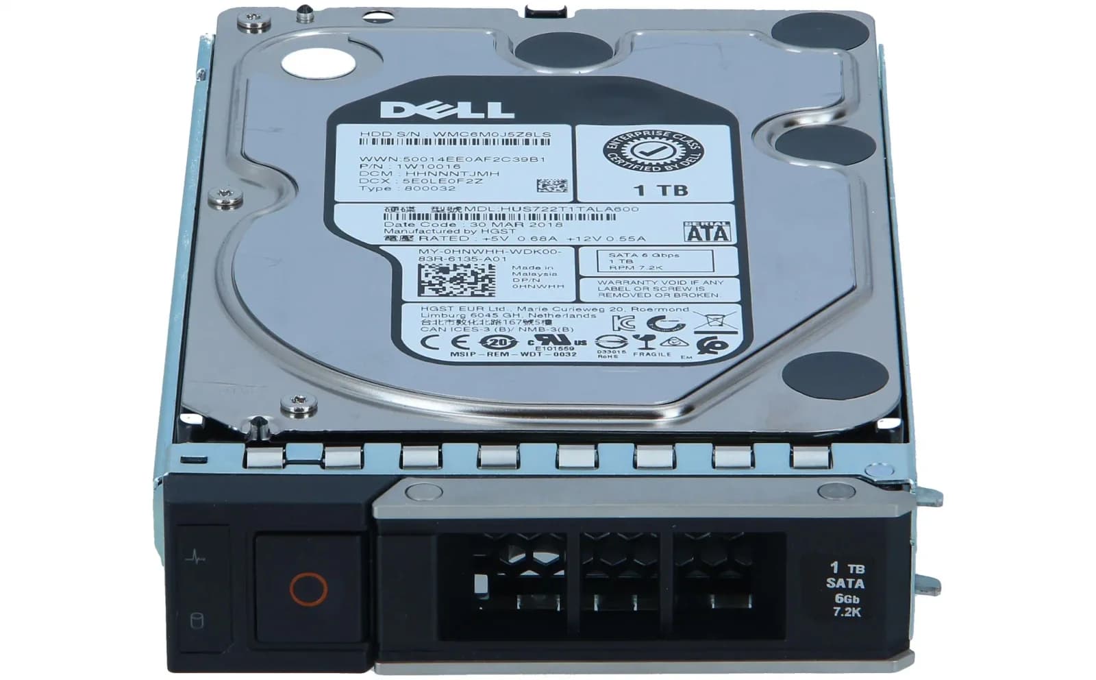 DELL 1TB 7.2K LFF SATA 6G HDD HUS722T1TALA600 (HNWHH)