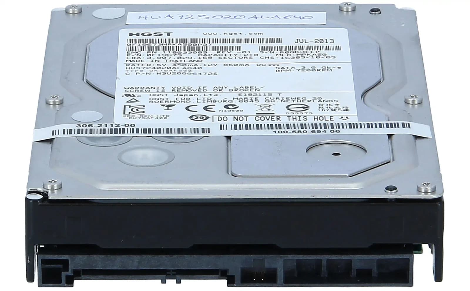 Server aksesuarı EMC HUA723020ALA640 (HUA723020ALA640)