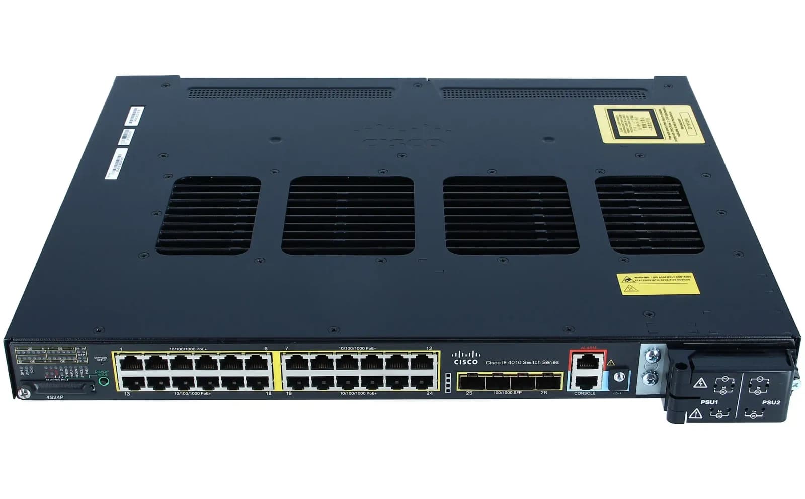 Cisco IE4010 4x 1G SFP, 24 10/100/1000 GE PoE LAN Base (IE-4010-4S24P)