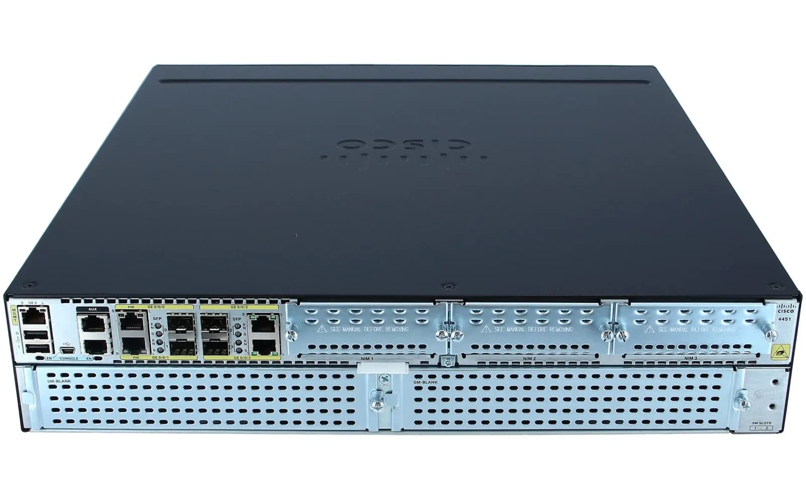 Cisco ISR 4451 (4GE,3NIM,2SM,8G FLASH,4G DRAM) (ISR4451-X-K9)