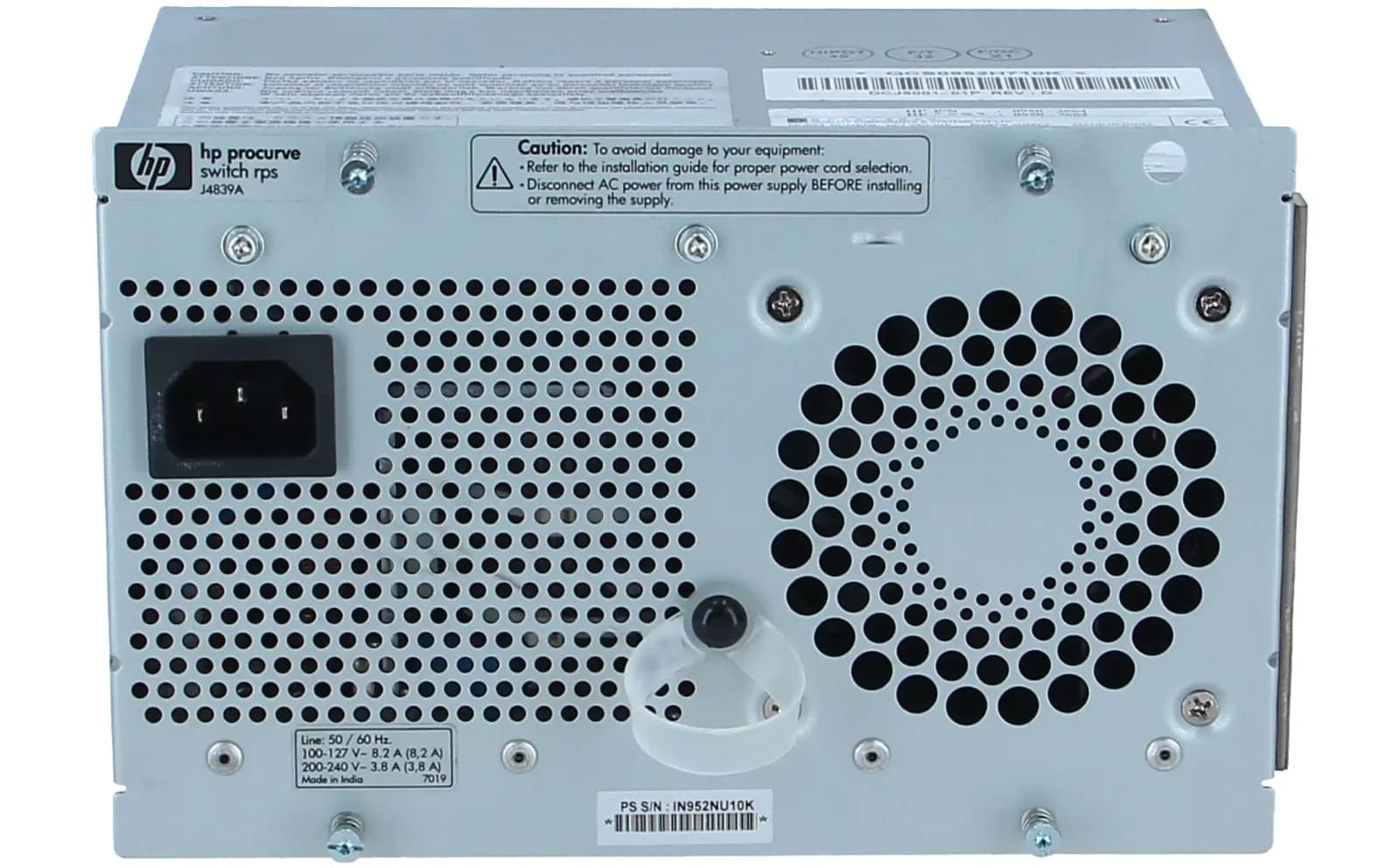 HP gl/xl/vl Switch Redundant Pwr Supply (J4839A)