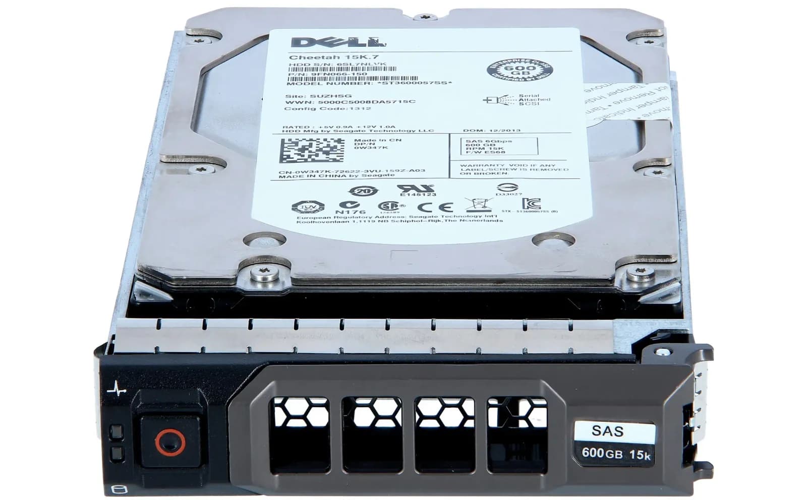 DELL 600GB 15K 6G 3.5IN SAS HDD (J762N)