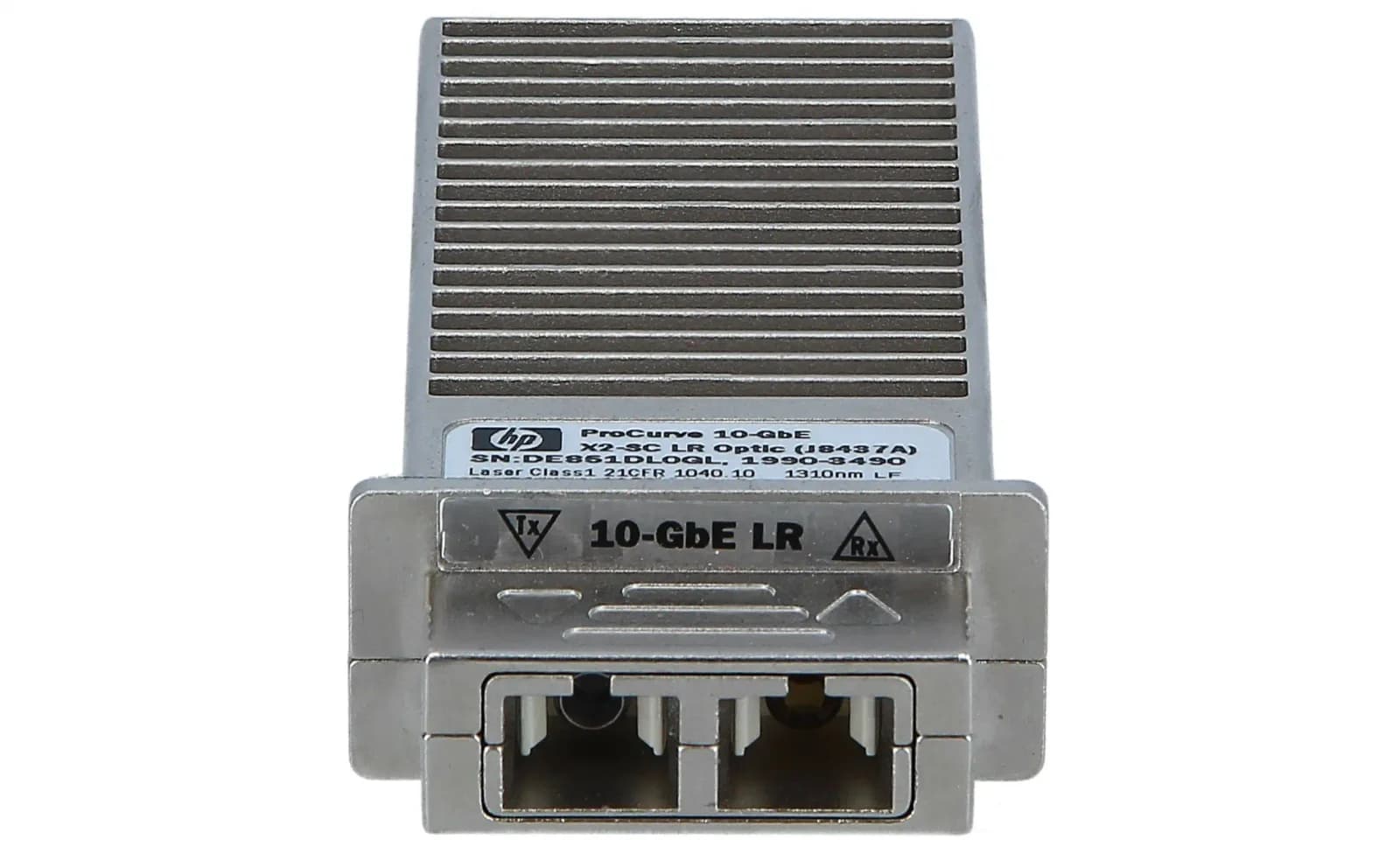 HPE ProCurve 10-GBE X2-SC LR OPTIC, Switch, Glasfaser (LWL) 10.000 Mbps, 1-Port, Plug-In модуль (J8437A)
