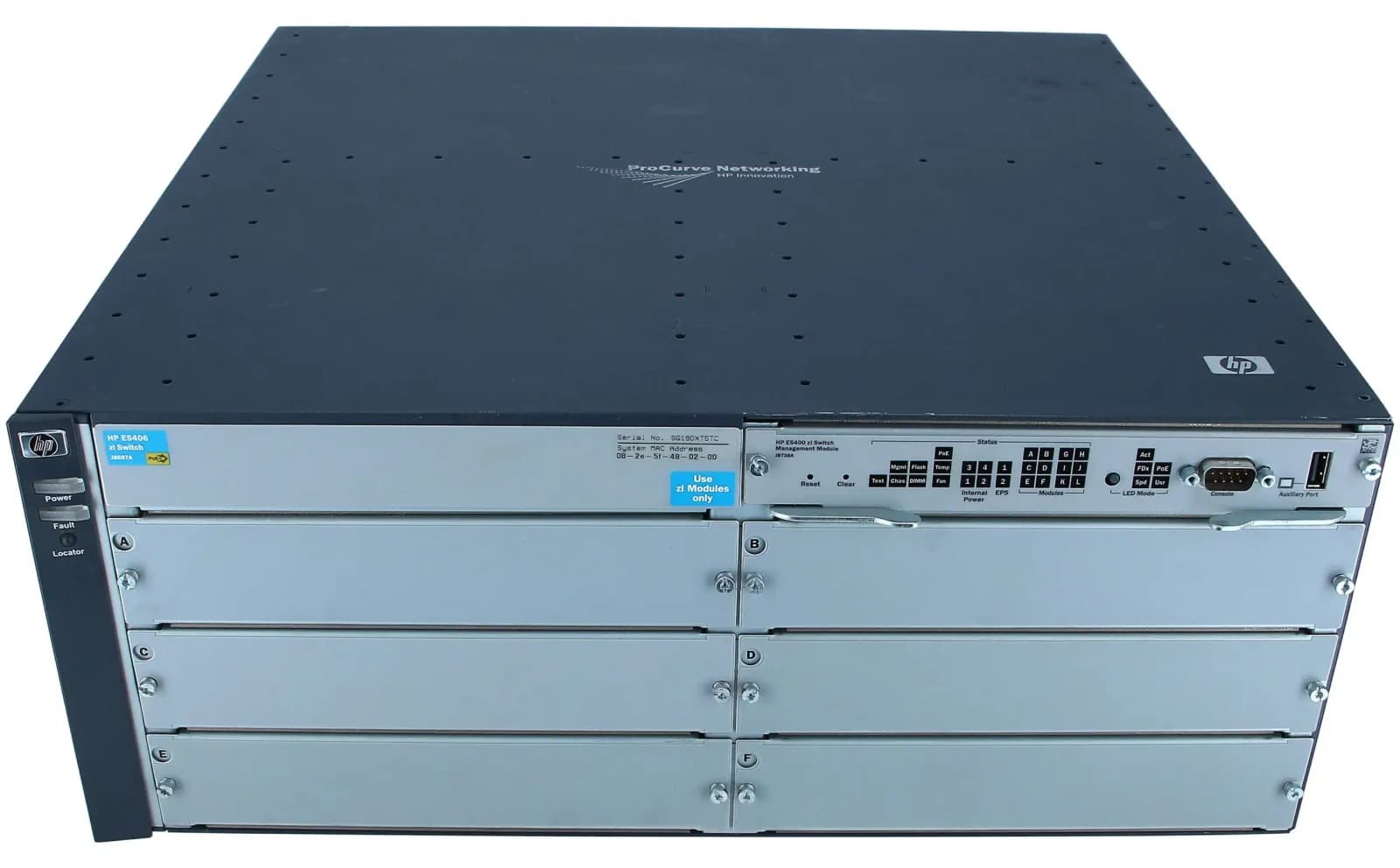 HPE Switch 5406zl Intelligent Edge, Commutateur 4U (J8697A)