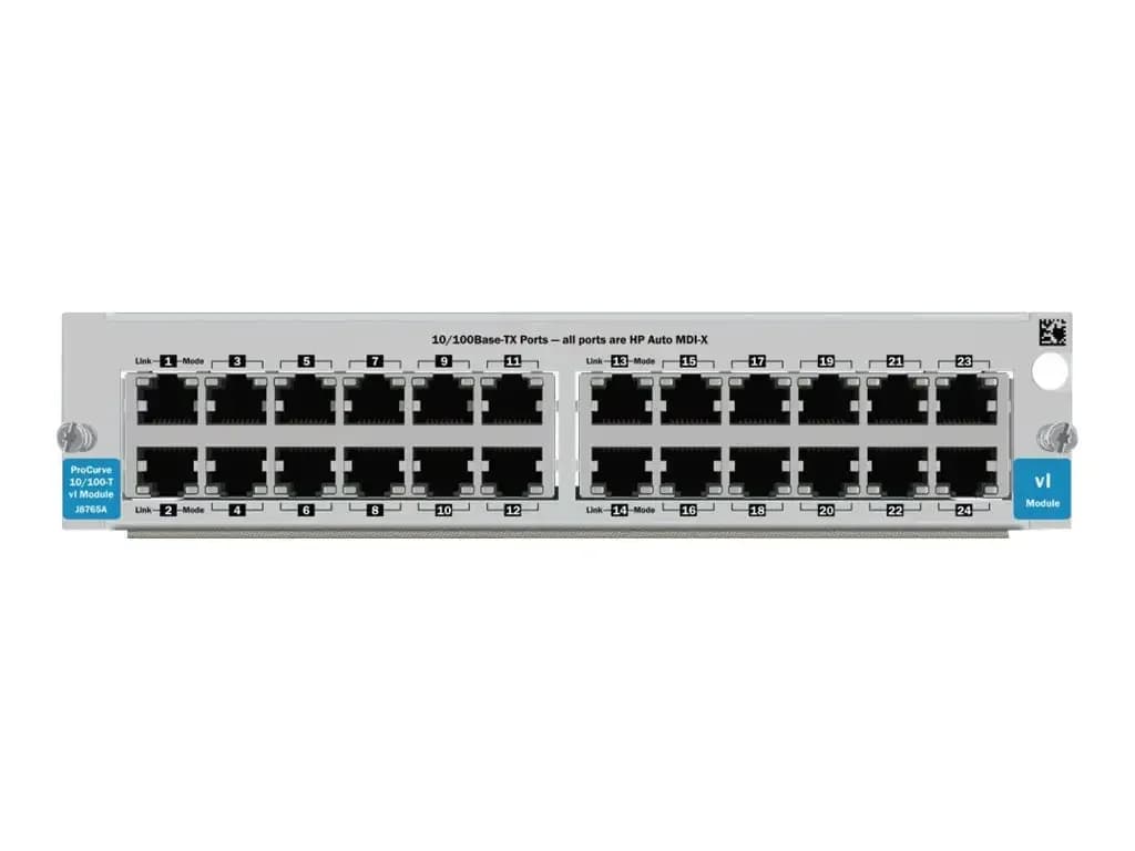 HPE HP PROCURVE 24 PORT 10/100 SWITCH MODULE (J8765A)