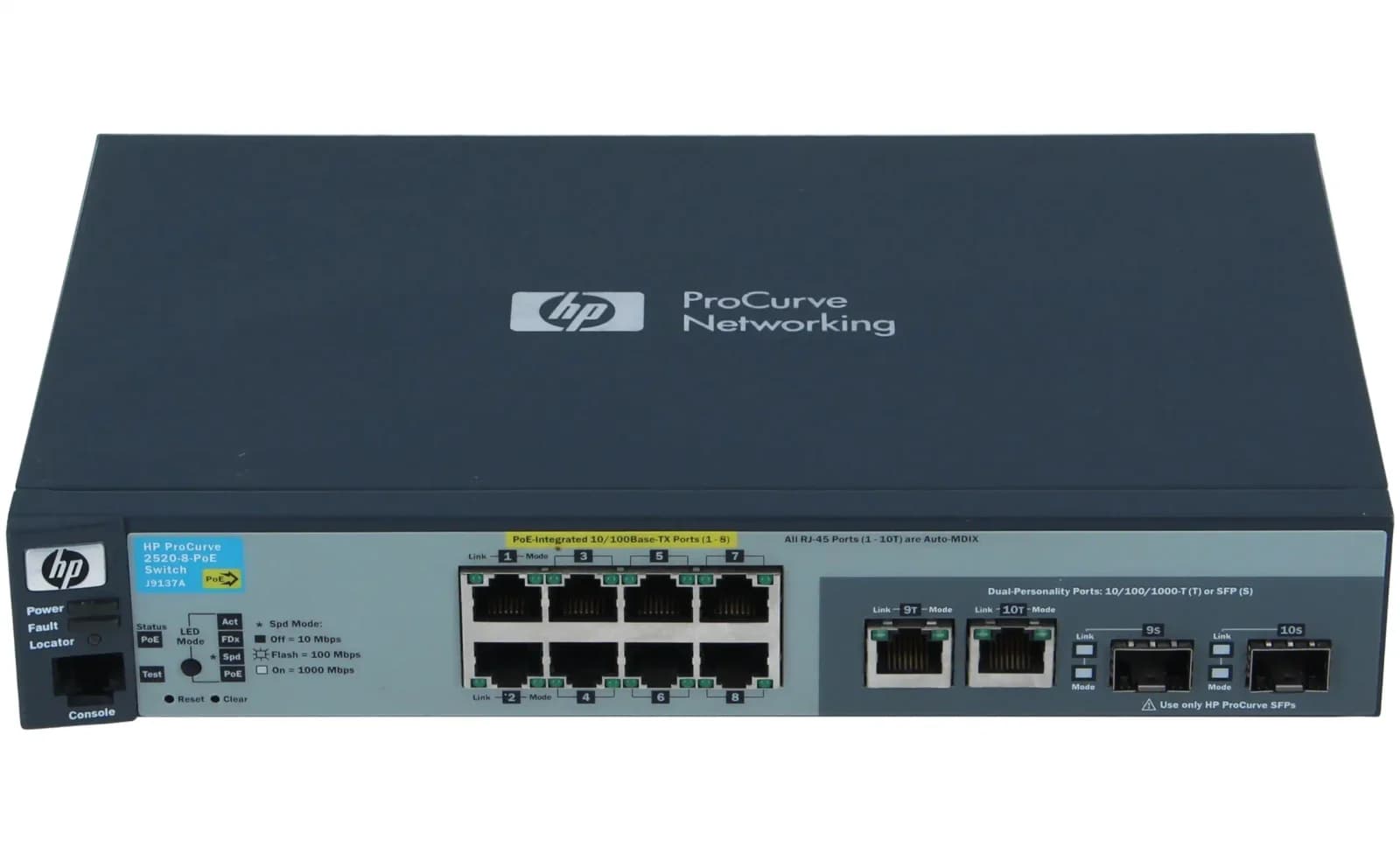HP 2520-8-PoE Switch (J9137A)