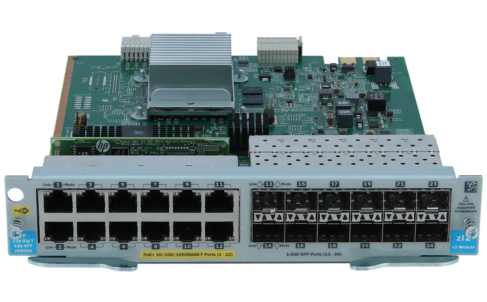 HPE HP 12p PoE+ / 12p 1GbE SFP v3 zl2 Mod (J9989A)