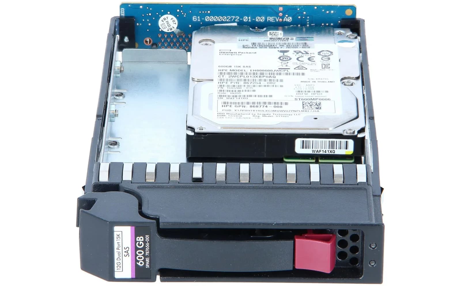 HPE Converter Enterprise 3,5" SAS 600 GB, sərt disk, 15.000 rpm, Intern (J9V70A)