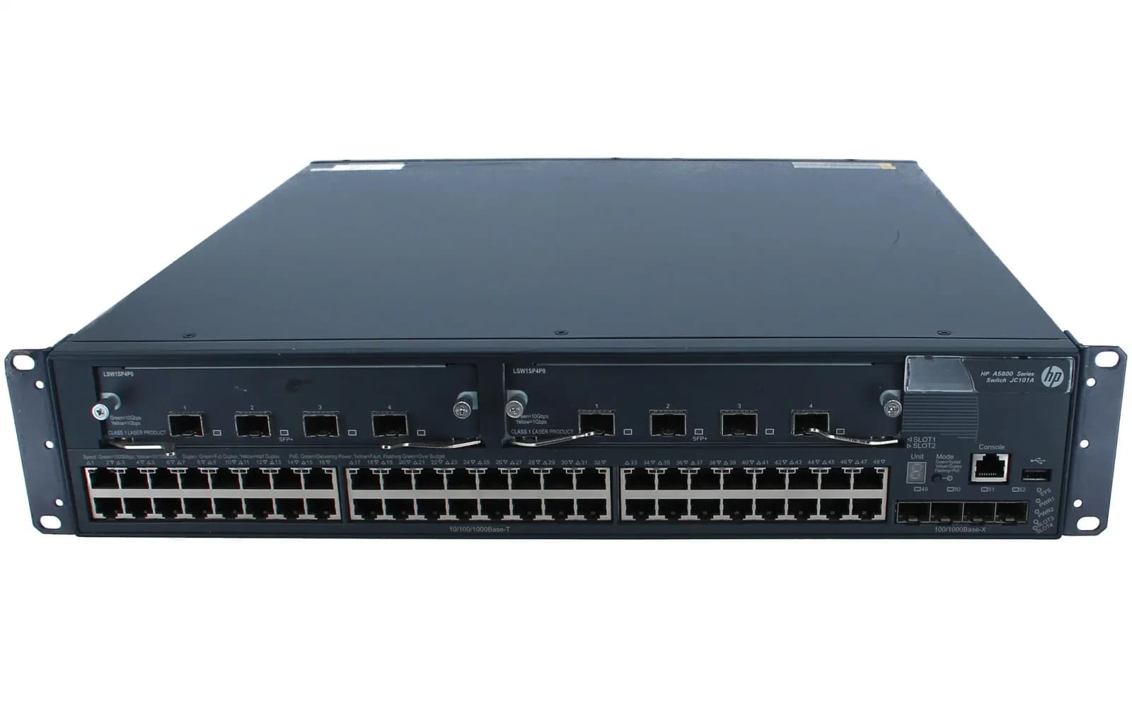 HPE A5800-48G, Switch, 1.000 Mbps, 48-Port 2U, rack модуль (JC101A)