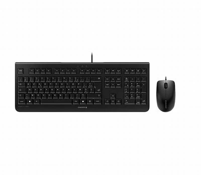 DC 2000, Keyboard and Мышь set, USB, French, AZERTY, black (JD-0800FR-2)