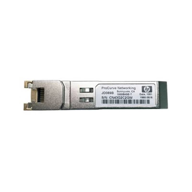 X120, SFP (mini-GBIC) transceiver module, GigE, 10Base-T, 100Base-TX, 1000Base-T, RJ-45, 100 m, HPE uyğun (JD089B-C)