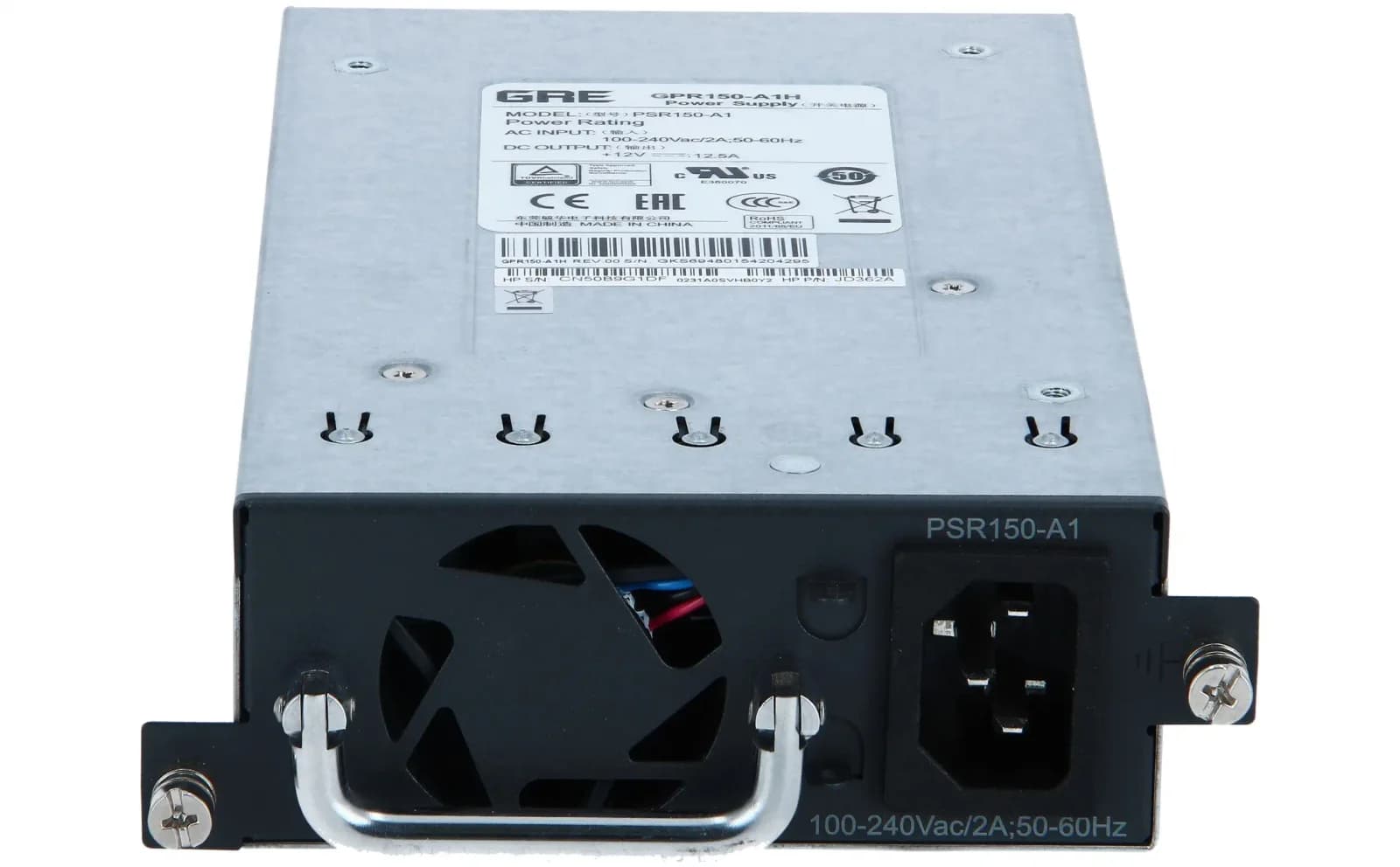 HPE 5500 150WAC Power Supply 150W 1U qida bloku (JD362A)