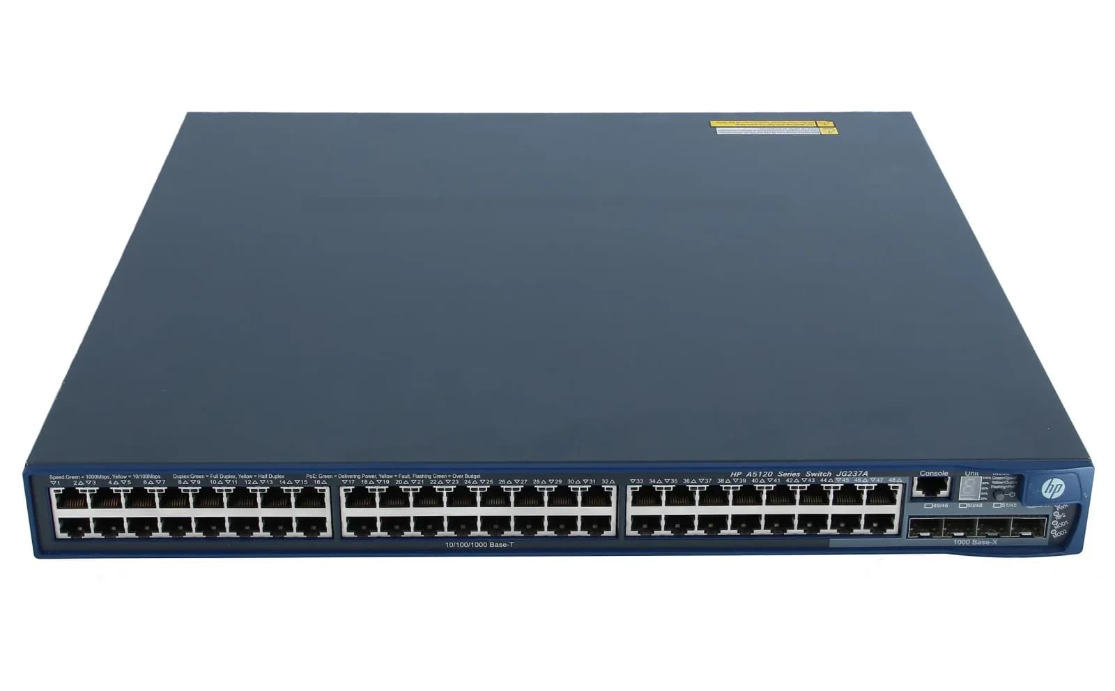 HPE HP PROCURVE A5120 48G POE+ EI SWITCH WITH 2 INTERFACE SLOTS (JG237A)