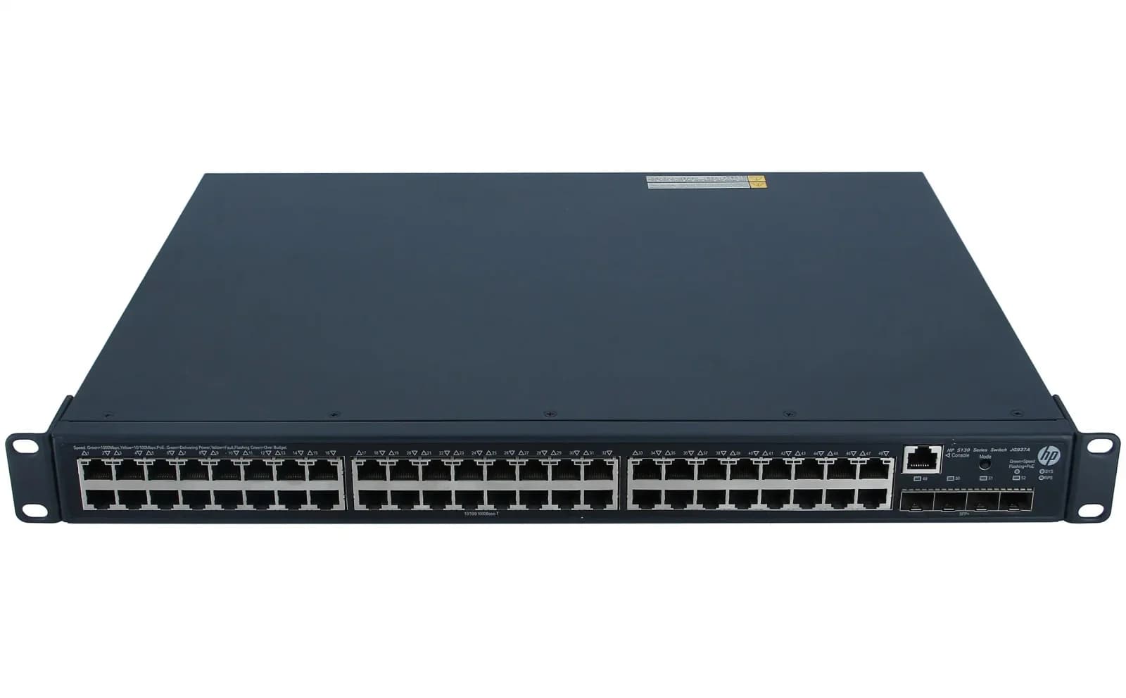 HPE 5130-48G-PoE+-4SFP+ EI, Switch, 1.000 Mbps, 48-Port 1U, rack модуль (JG937A)
