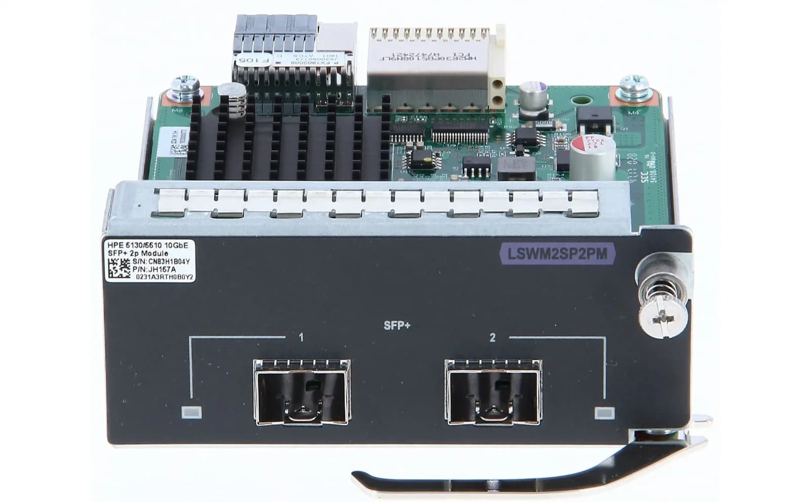 HPE 2-port 10GbE SFP+ Module, genişləmə modulu, 10Gb Ethernet x 2 (JH157A)
