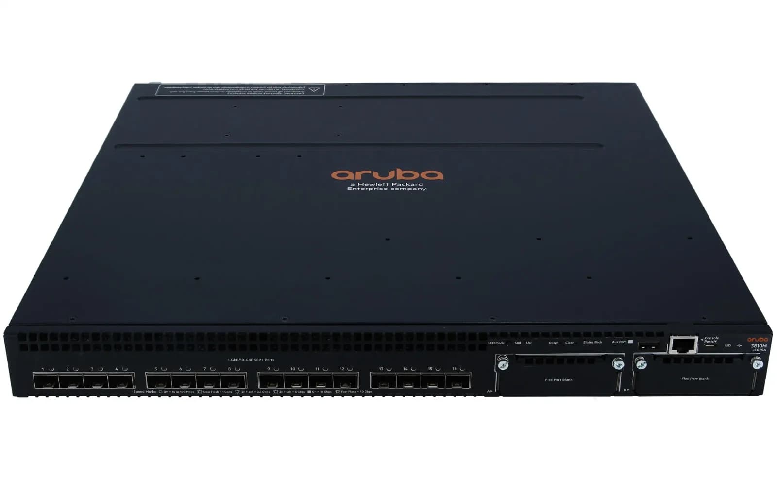 HPE HP Enterprise Aruba 3810M 16SFP+ 2-slot Switch, Switch (JL075A)