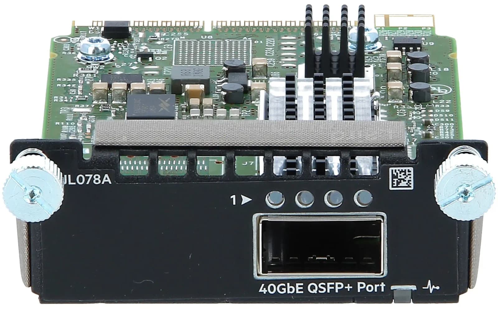 HPE Aruba 3810M 1QSFP+ 40GbE Module üçün aksesuar dəsti, şəbəkə bloku (JL078A)