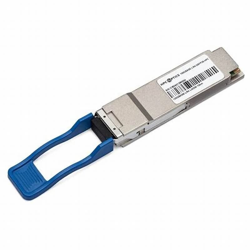 HPE X150, QSFP28 transceiver module, 100 Gigabit Ethernet, 100GBase-LR4, LC single-mode, 10 km, 1310 nm (JL275A)