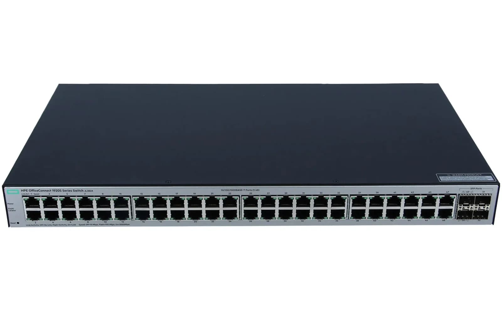 HPE OfficeConnect 1920S 48G 4SFP, Switch, 1.000 Mbps, 48-Port 1U, rack модуль (JL382A)
