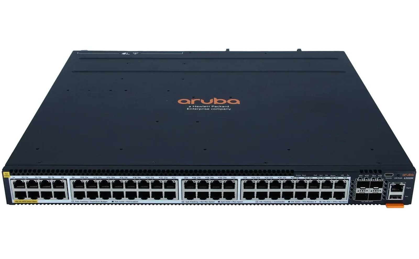 HPE Aruba 6300M, Switch, L3, managed, 48 x 100/1000/2.5G/5G (PoE+) (JL659A)