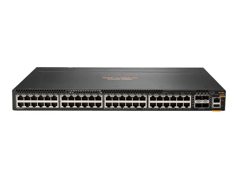 HP Aruba 6300M, Switch, L3, managed, 48 x 10/100/1000 + 4 x 1 Gigabit / 10 Gigabit / 25 Gigabit / 50 Gigabit SFP56 (Uplink / Stacking) (JL762A)