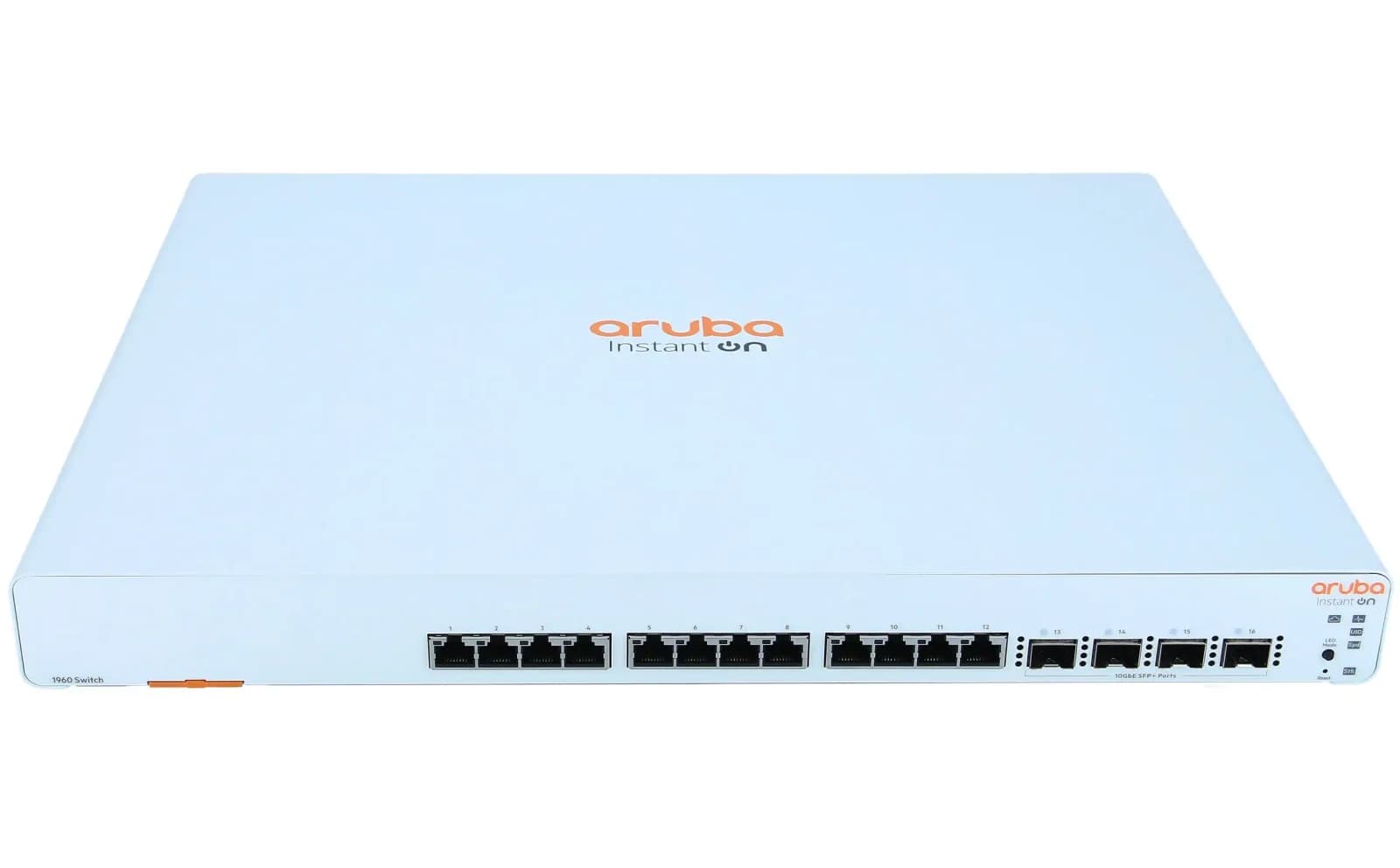HPE Aruba Instant On 1960 12XGT 4SFP+, Switch, L2+, smart, 12 x 100/1000/10000 + 4 x 10 Gigabit SFP+, rack-mountable, BTO (JL805AABB)