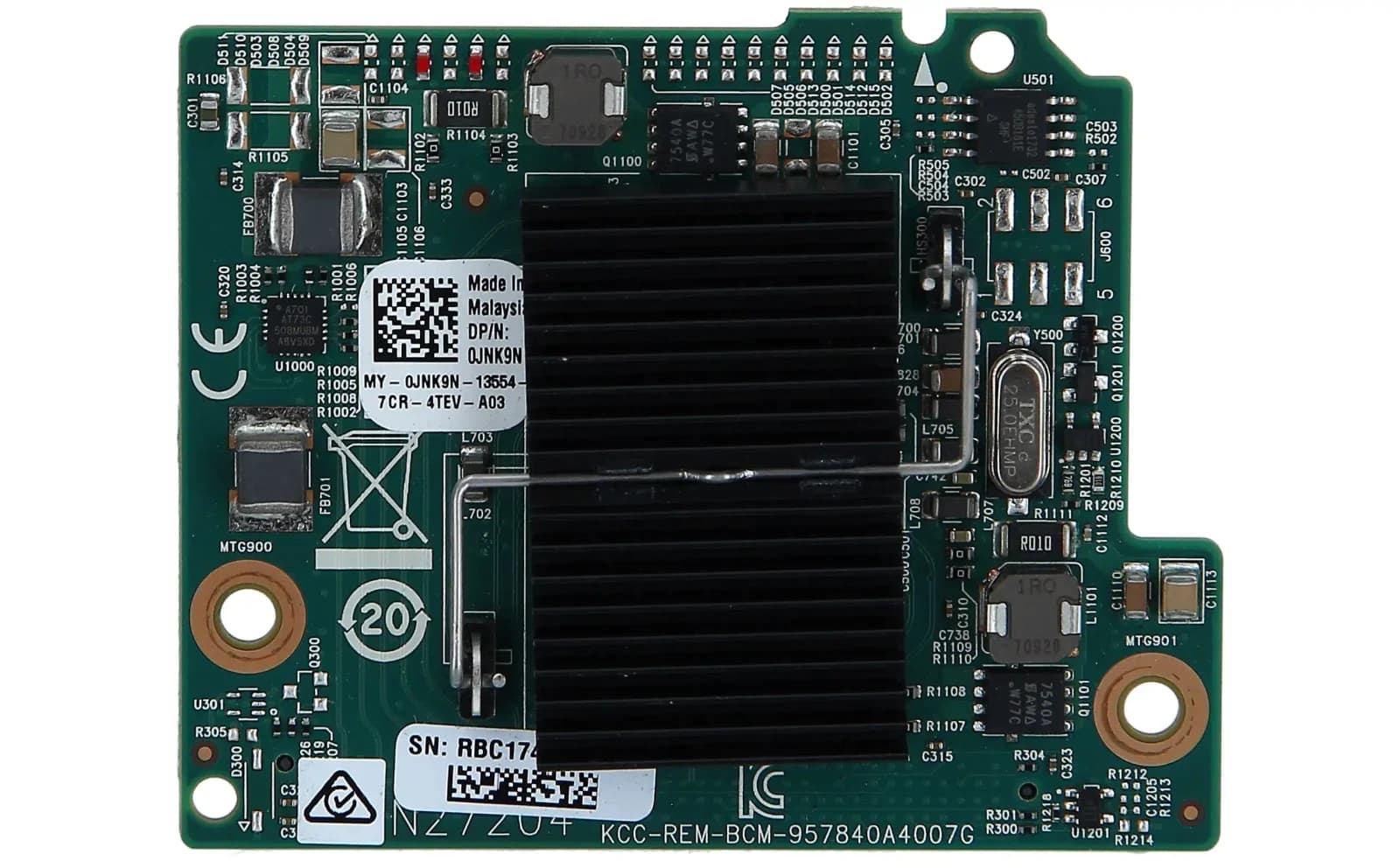 Dell Broadcom 57840S 10G QP NDC, interfeys kartı (JNK9N)