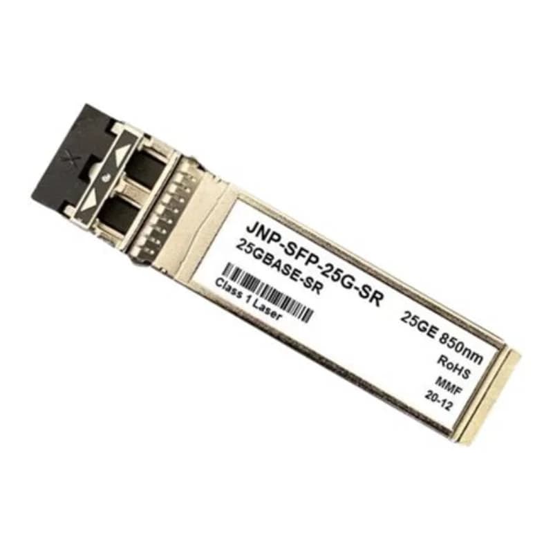 SFP28 transceiver module, 25GbE, 25GBase-SR LC/PC, multi-mode, up to 100 m, 840-860 nm, Juniper compatible (JNP-SFP-25G-SR-C)