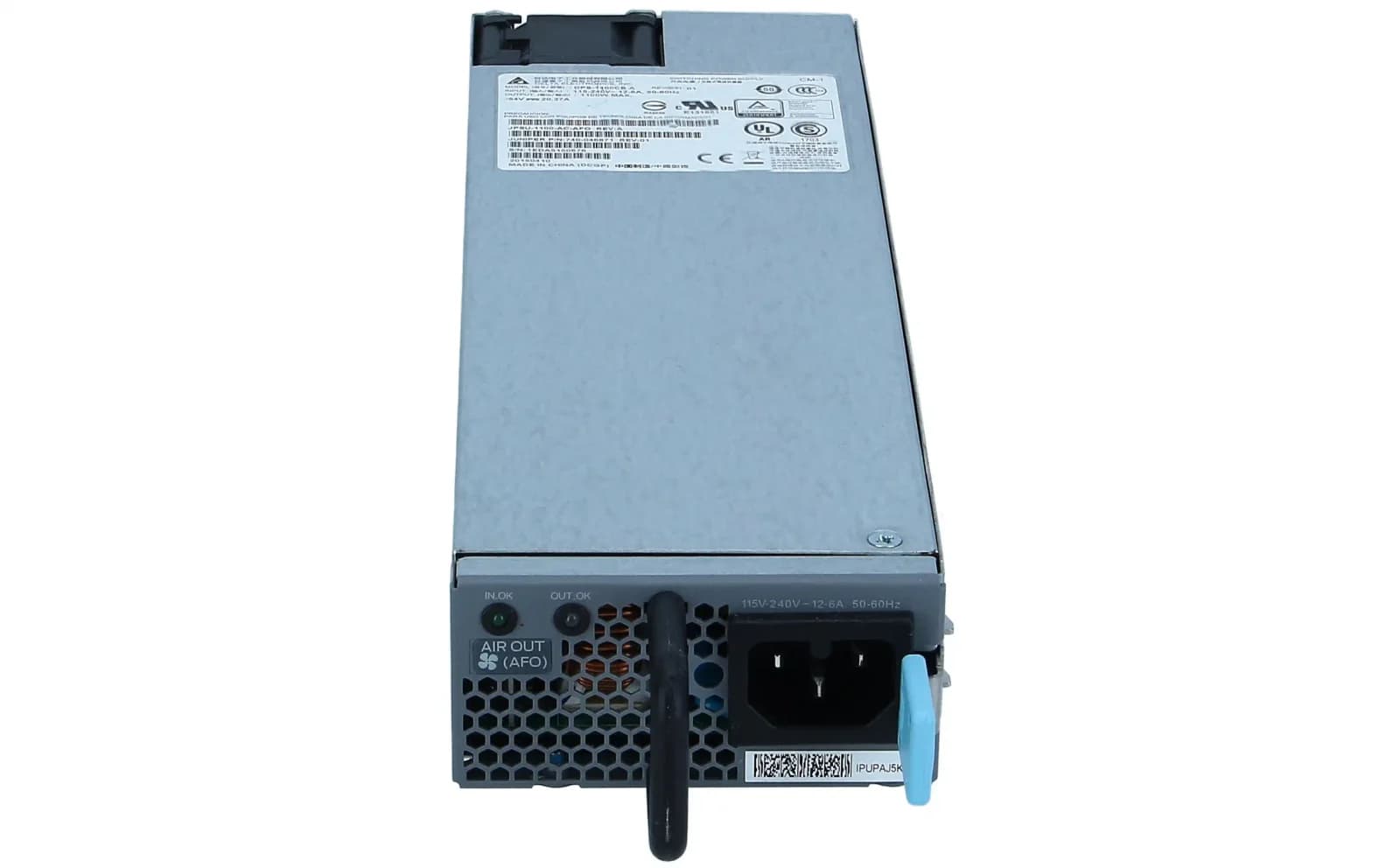 Juniper EX4300 1,100W AC Power Supply; Front-to-Back AirflowPowerCord order sep. PPC (JPSU-1100-AC-AFO)