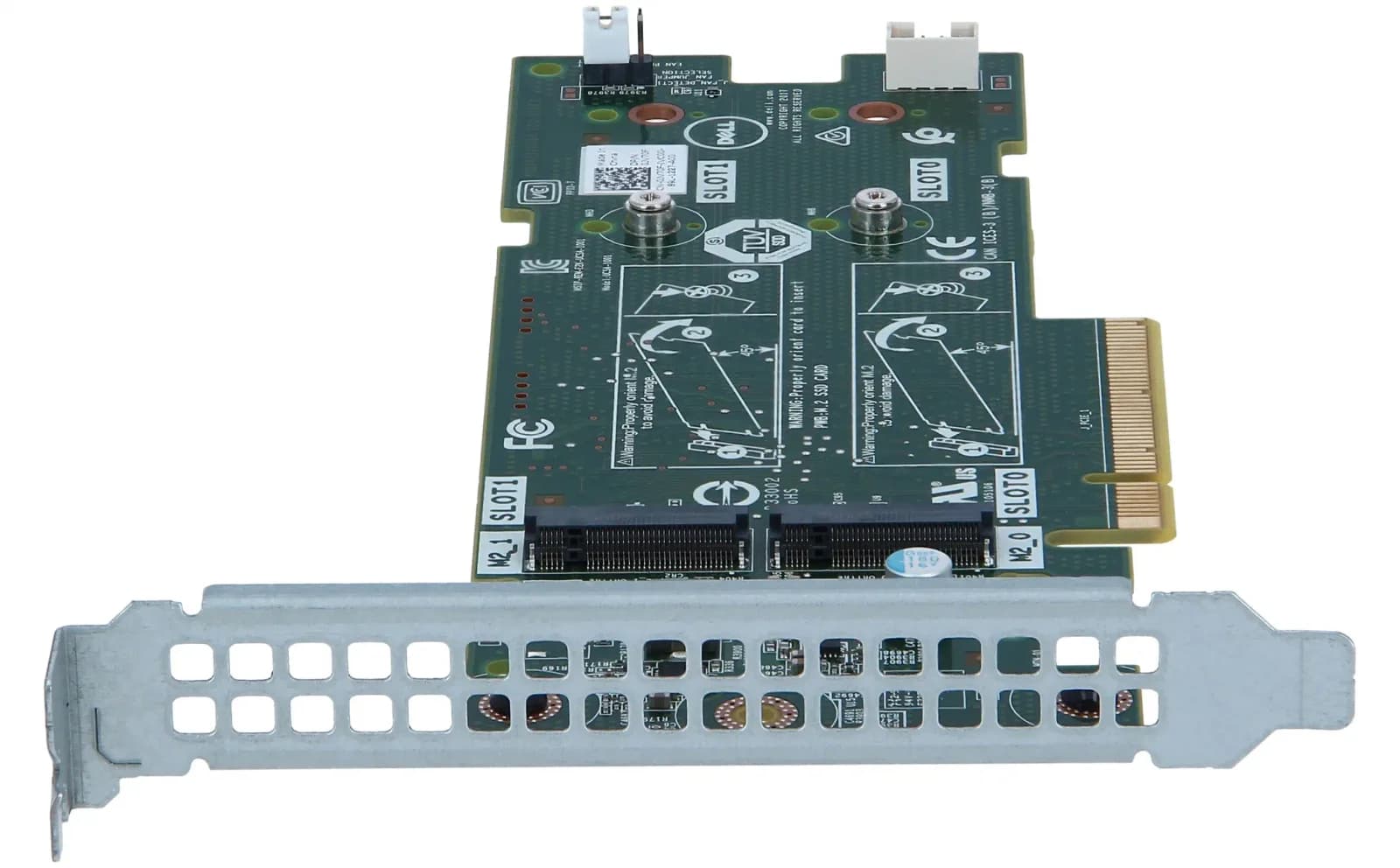 Dell BOSS Storage Адаптер PCIe 2x M.2 Slots FH (JV70F)