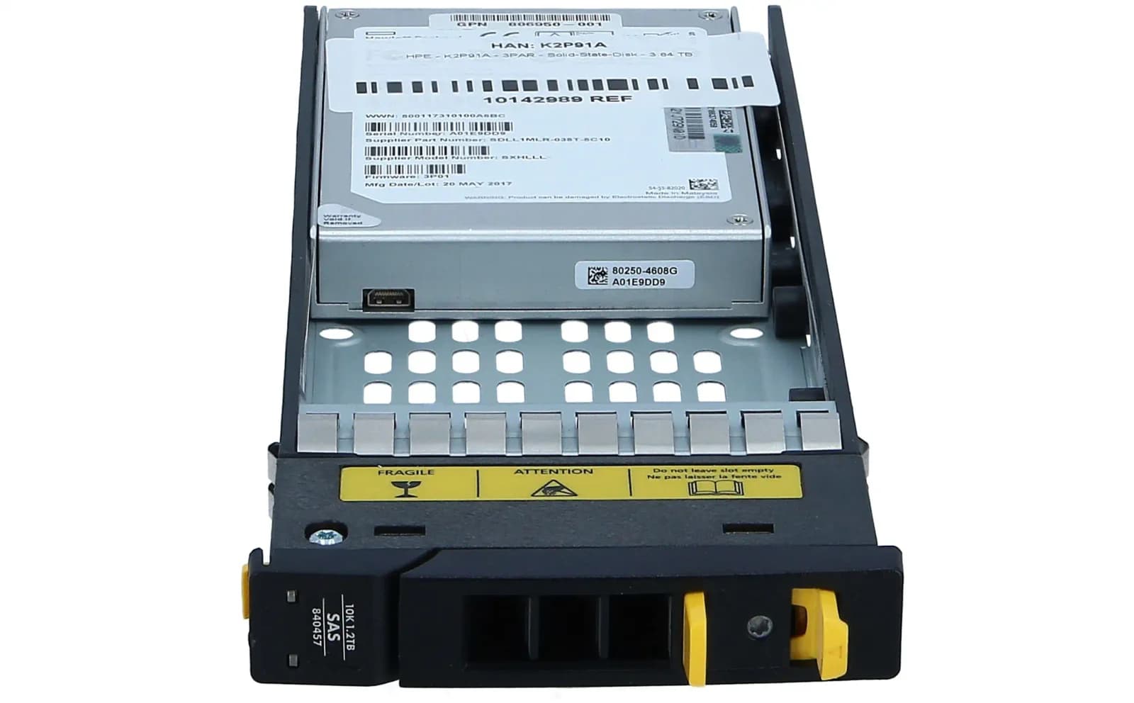 HP 3PAR, Solid state drive, 3.84 TB, 2.5" SFF, SAS SSD (K2P91B)