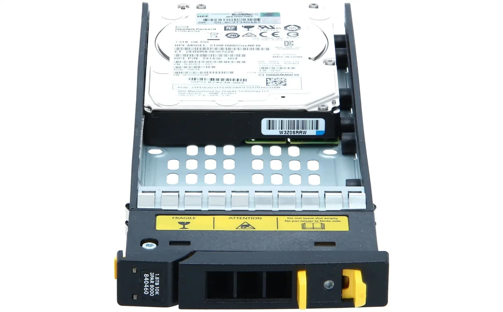 HPE 3PAR Performance, Hard drive, 1.8 TB 2.5" SFF, SAS, 10000 rpm (K2P94B)