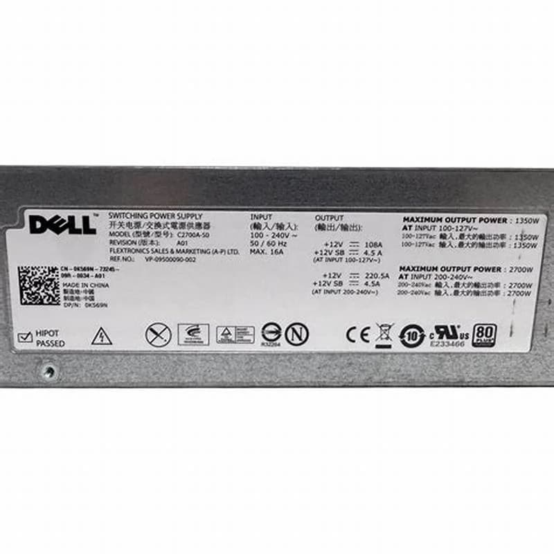 Dell C6100 1100W POWER SUPPLY (K569N)