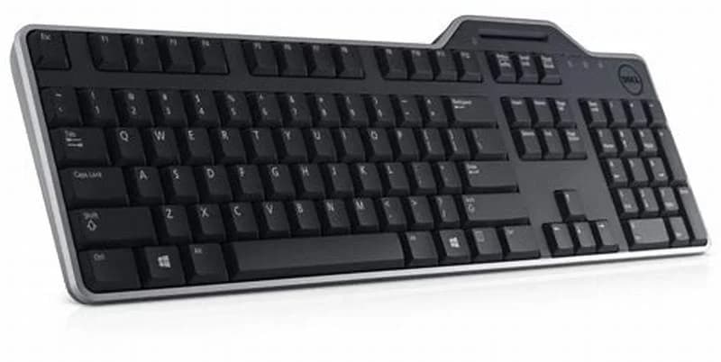 DELL KB813 Smartcard, Keyboard, USB, German, black, QWERTZ (KB813-BK-GER)