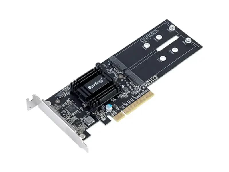 Synology Storage bay adapter, Expansion Slot to 2 x M.2, M.2 Card, PCIe 2.0 x8 (M2D18)