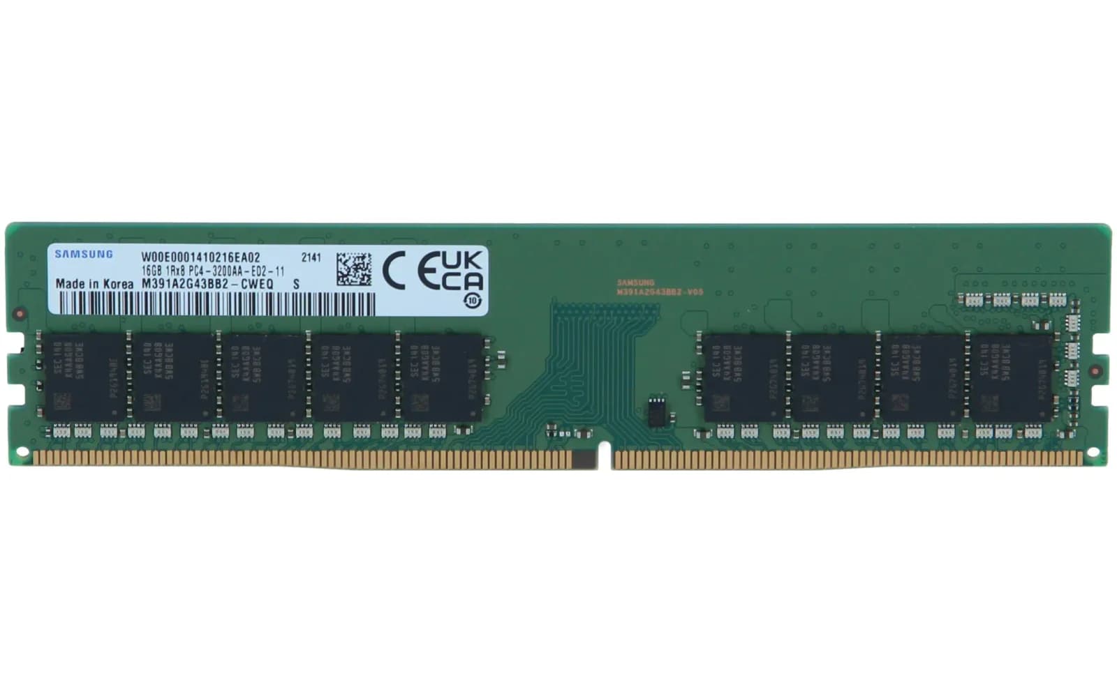Samsung 16Gb 1Rx8 DDR4-3200MHz RDIMM (M391A2G43BB2-CWE)