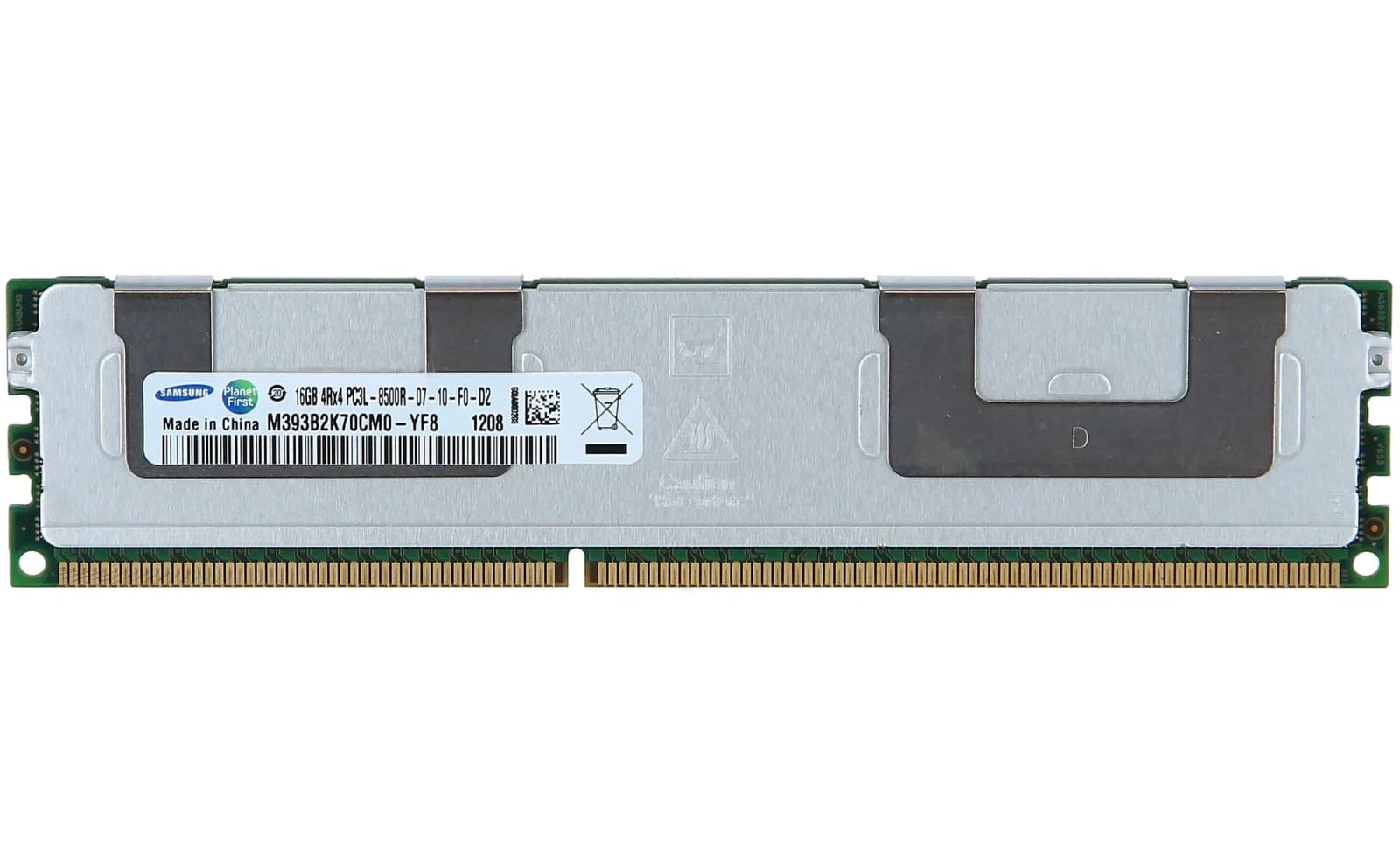 Samsung 16GB 4Rx4 PC3L-8500R (M393B2K70CM0-YF8)
