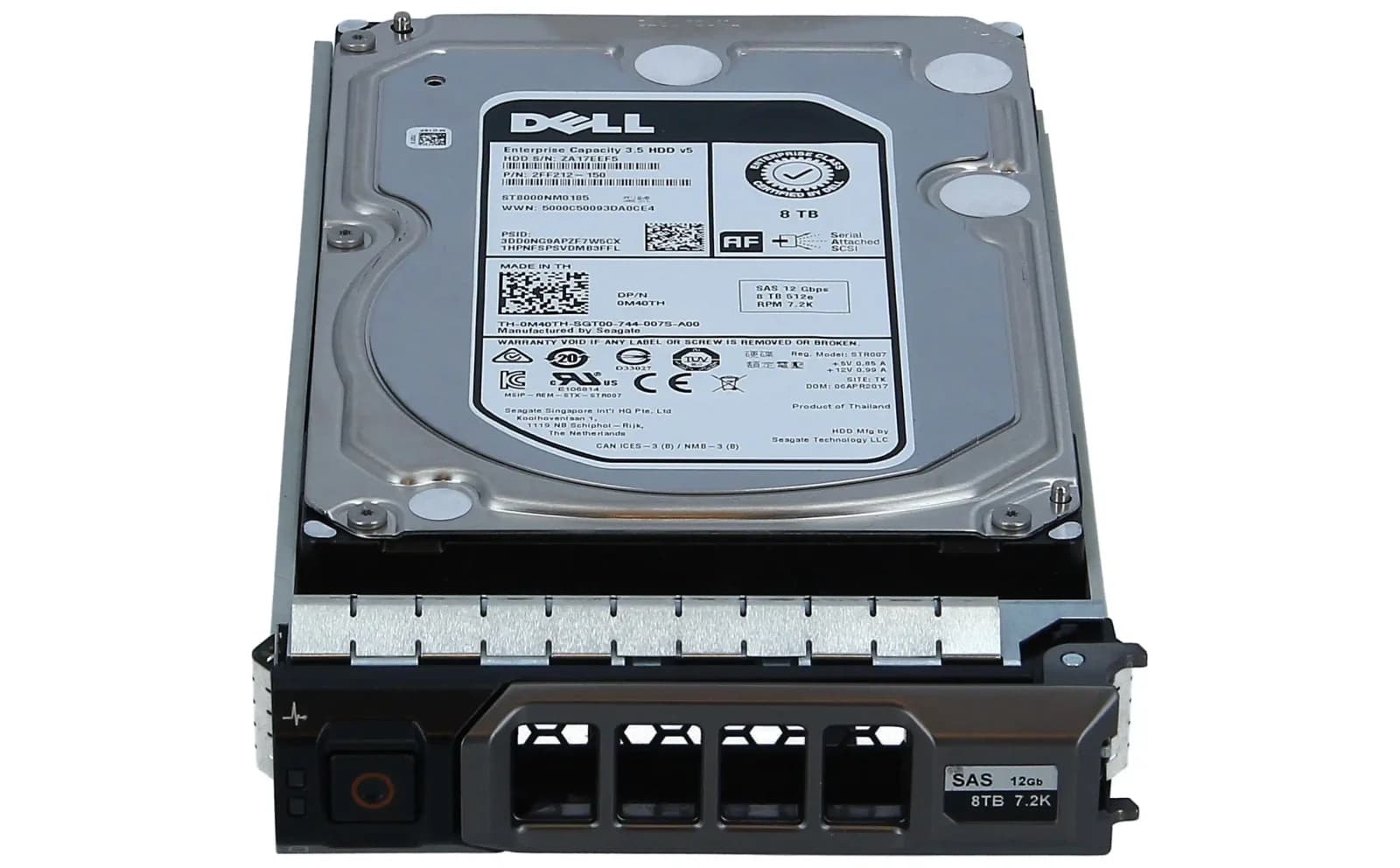 Dell Disk 8TB 7.2K 12G NL-SAS 3.5" 512e, sərt disk, Serial Attached SCSI (SAS) (M40TH)