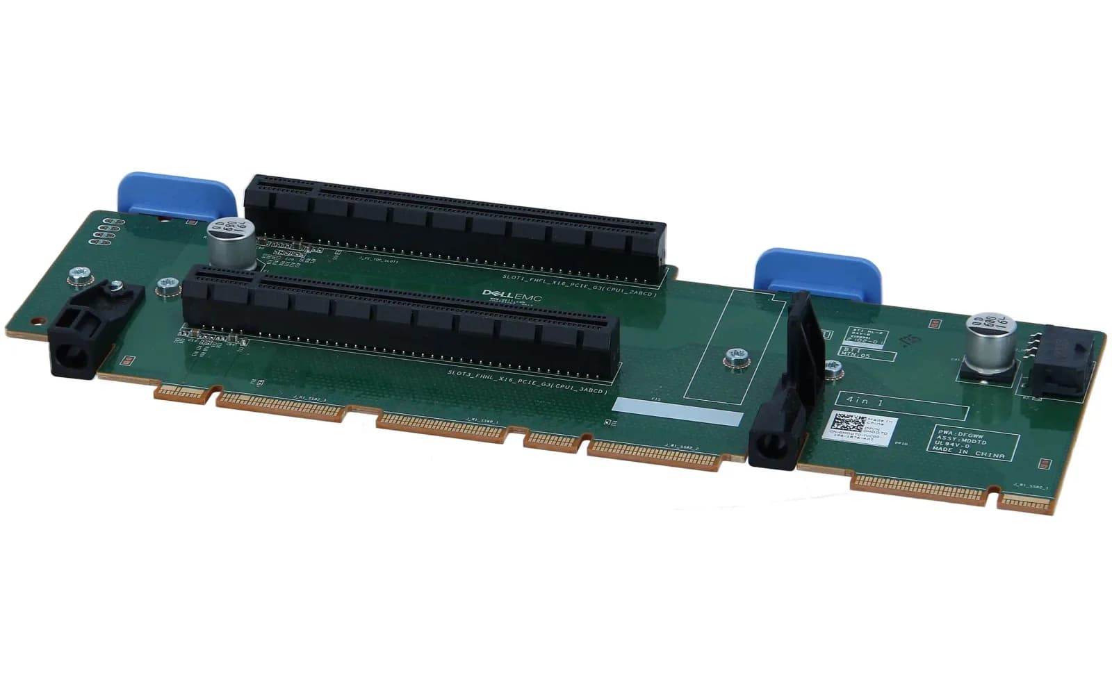 DELL PowerEdge R740 Riser Card 2x PCIe 3.0 x16 (MDDTD)