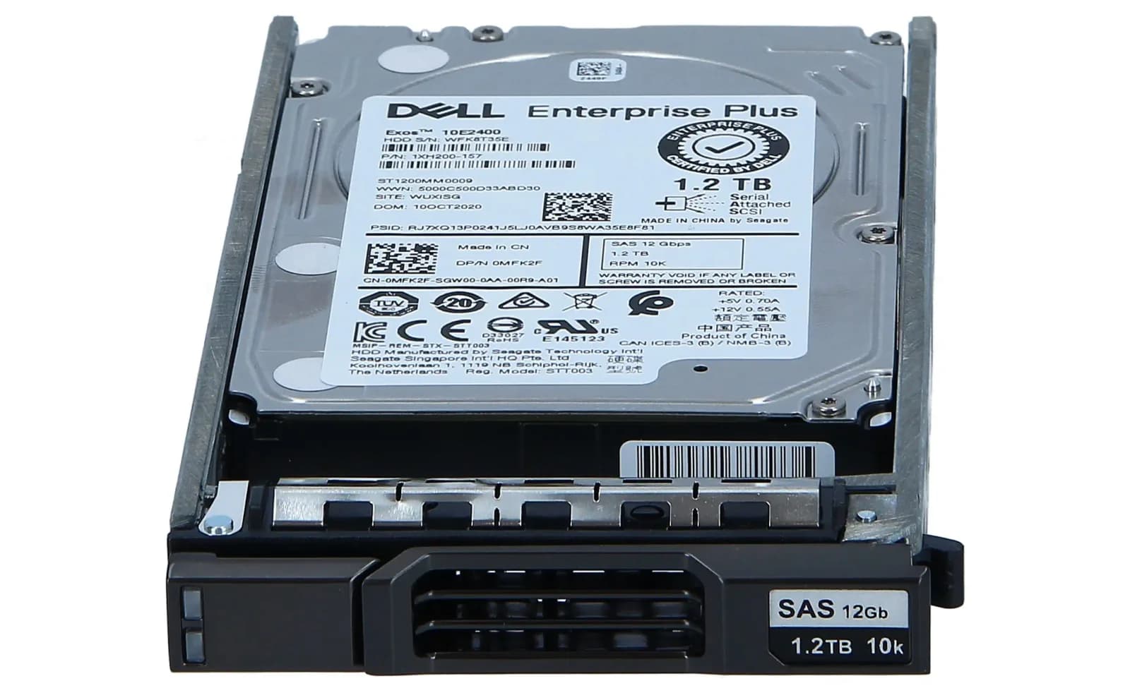 DELL COMPELLENT 1.2TB 10K 2.5INCH SAS HDD (MFK2F)