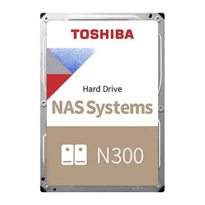 Toshiba N300 NAS, Hard drive, 4 TB, internal, 3.5", SATA 6Gb/s, 7200 rpm, buffer: 512 MB (MN10ADA400ES)