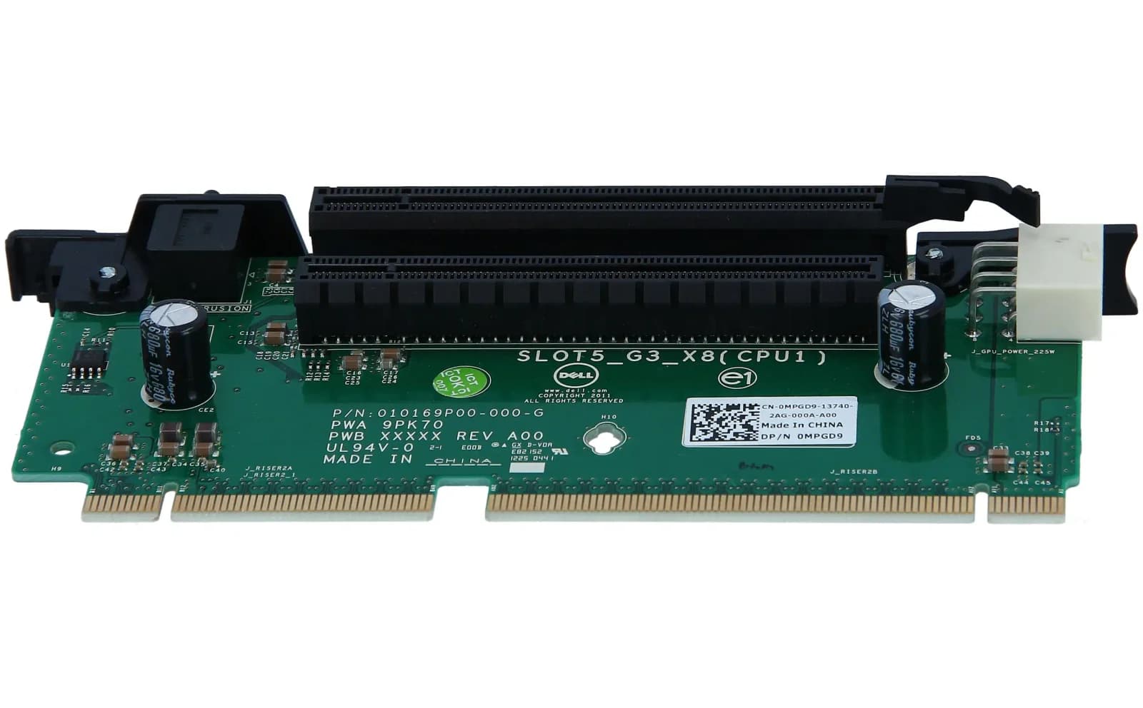 DELL PER720 RISER CARD SLOT4/5 G3*8 & G3*16 (MPGD9)