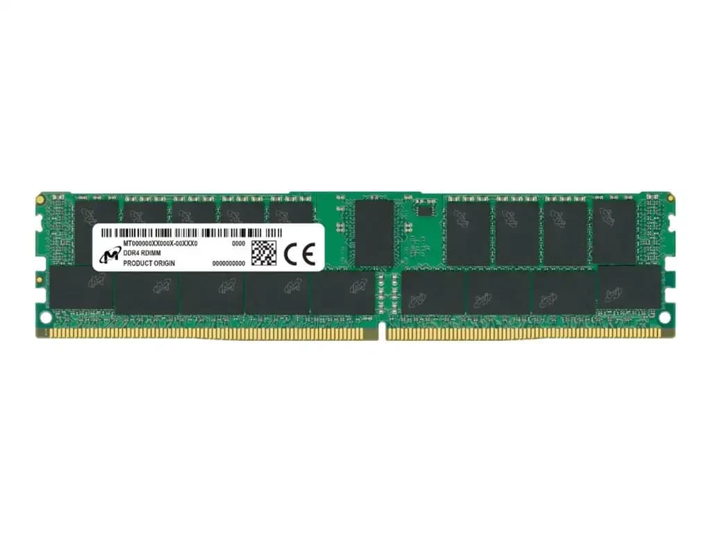 Micron DDR4, module, 32 GB, DIMM 288-pin, 2933 MHz / PC4-23400, CL21, 1.2 V, registered with parity, ECC (MTA36ASF4G72PZ-2G9J3)