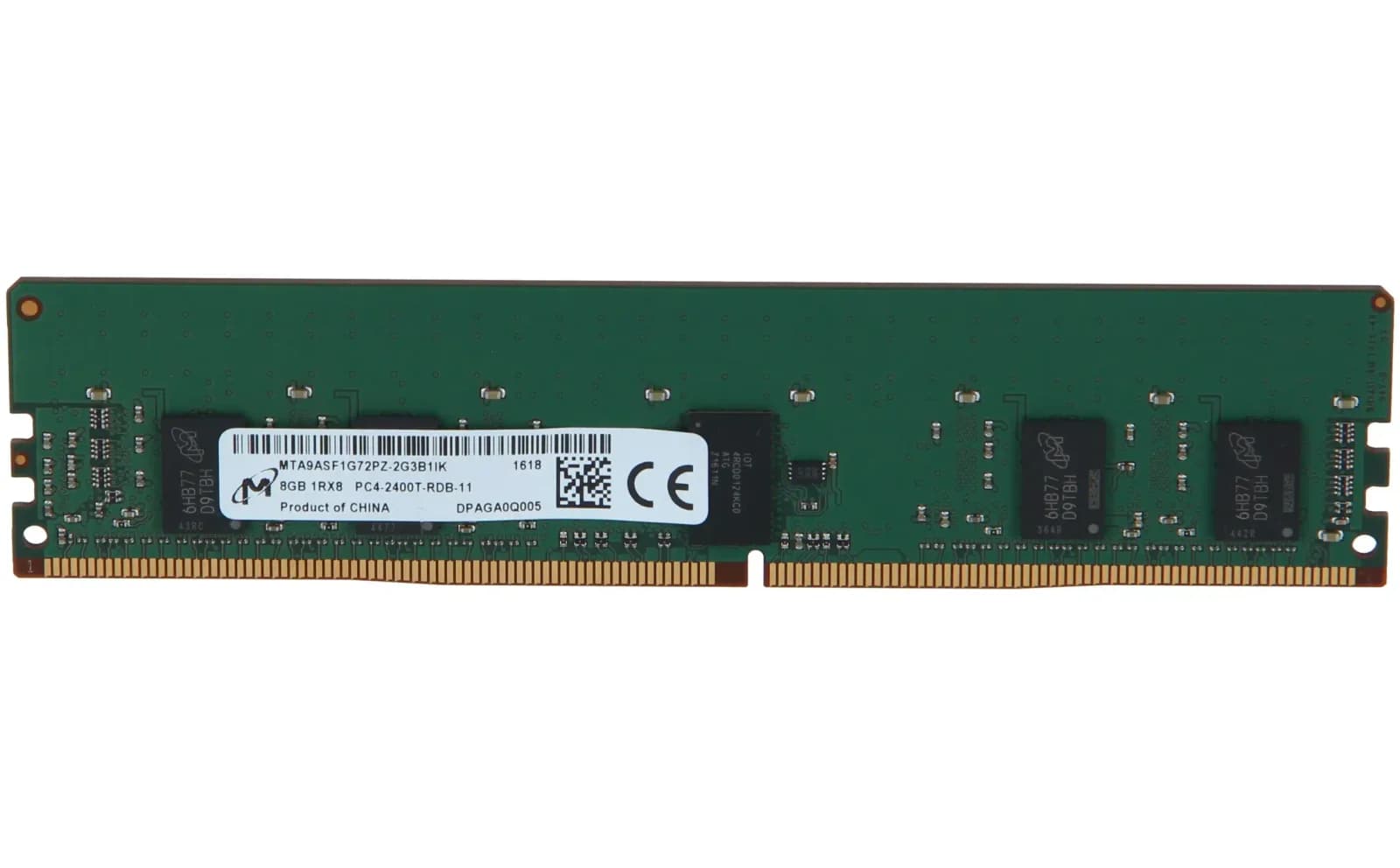 DELL 8GB 1Rx8 PC4-2400T-RDB-10 (MTA9ASF1G72PZ-2G3B1)