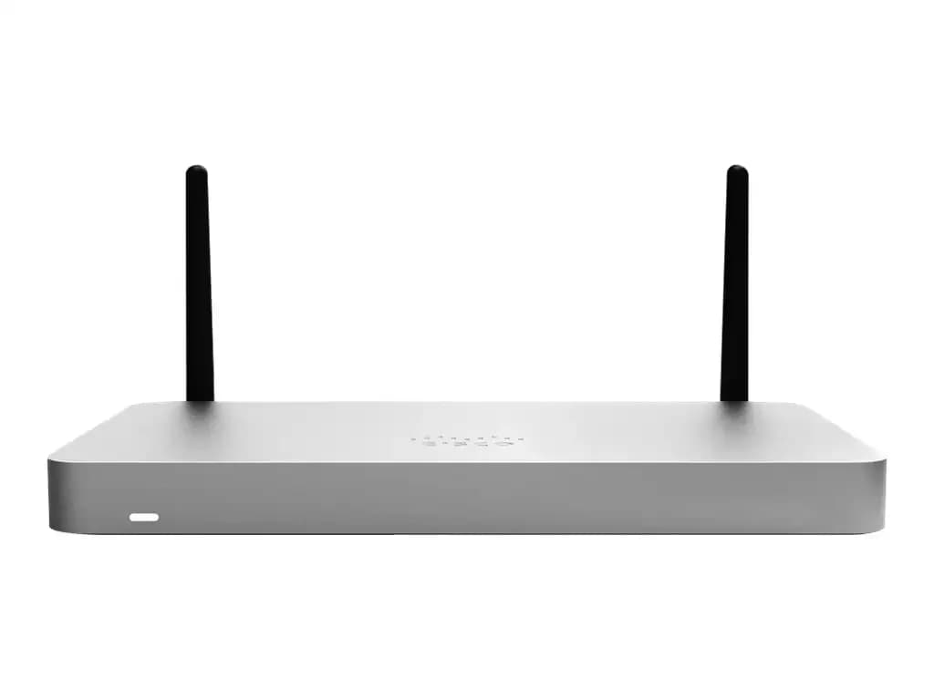 Cisco Meraki MX67W, Security appliance, GigE, Wi-Fi 5, 2.4 GHz, 5 GHz, desktop (MX67W-HW)