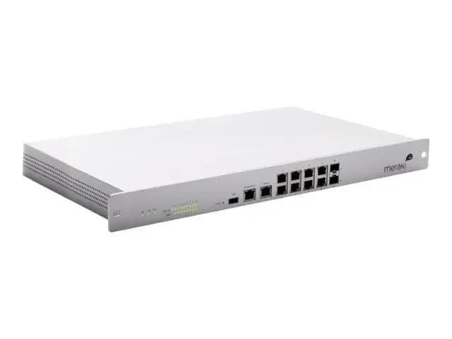 Cisco Meraki MX90 Cloud Managed Security Appliance, Firewall, GigE, WAN ports: 2, rack-mountable (MX90-HW)