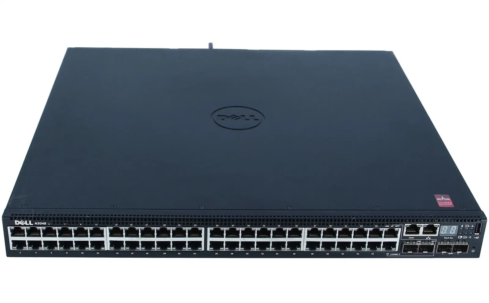 DELL Networking N3048, Switch, L3, Managed, 48 x 10/100/1000 + 2 x 10 Gigabit SFP+ + 2 x combo Gigabit SFP, rack-mountable (N3048)